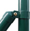vidaXL - Euro - hek - 10x1,5 - m - staal - groen