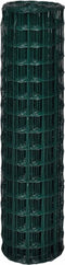 vidaXL - Euro - hek - 10x1,5 - m - staal - groen