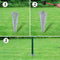 vidaXL - Euro - hek - 10x1,5 - m - staal - groen