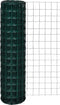 vidaXL - Euro - hek - 10x1,5 - m - staal - groen