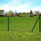 vidaXL - Euro - hek - 10x1,7 - m - staal - groen