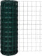 vidaXL - Euro - hek - 10x1,7 - m - staal - groen