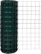 vidaXL - Euro - hek - 10x1,7 - m - staal - groen