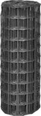 vidaXL - Euro - hek - 10x1 - m - staal - grijs