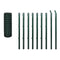 vidaXL - Euro - hek - 10x1 - m - staal - groen