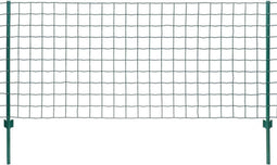 vidaXL - Euro - hek - 20x1,2 - m - staal - groen