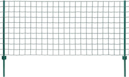 vidaXL - Euro - hek - 20x1 - m - staal - groen
