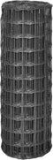 vidaXL - Euro - hek - 25x0,8 - m - staal - grijs