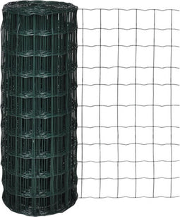 vidaXL - Euro - hek - 25x1,0 - m - staal - groen