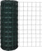 vidaXL - Euro - hek - 25x1,0 - m - staal - groen
