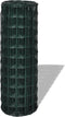 vidaXL - Euro - hek - 25x1,0 - m - staal - groen