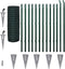 vidaXL - Euro - hek - 25x1,2 - m - staal - groen