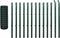 vidaXL - Euro - hek - 25x1,2 - m - staal - groen