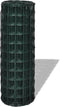 vidaXL - Euro - hek - 25x1,2 - m - staal - groen