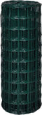 vidaXL - Euro - hek - 25x1,2 - m - staal - groen