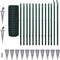 vidaXL - Euro - hek - 25x1,2 - m - staal - groen