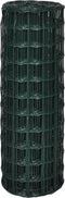 vidaXL - Euro - hek - 25x1,5 - m - staal - groen
