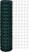 vidaXL - Euro - hek - 25x1,5 - m - staal - groen