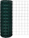 vidaXL - Euro - hek - 25x1,7 - m - staal - groen