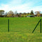 vidaXL - Eurohek - 10x1,0 - m - staal - groen
