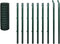 vidaXL - Eurohek - 10x1,0 - m - staal - groen