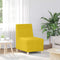 vidaXL - Fauteuil - 55 - cm - fluweel - geel