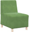 vidaXL - Fauteuil - 55 - cm - fluweel - lichtgroen