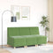 vidaXL - Fauteuil - 55 - cm - fluweel - lichtgroen