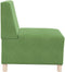 vidaXL - Fauteuil - 55 - cm - fluweel - lichtgroen