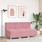 vidaXL - Fauteuil - 55 - cm - fluweel - roze