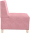 vidaXL - Fauteuil - 55 - cm - fluweel - roze