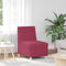 vidaXL - Fauteuil - 55 - cm - fluweel - wijnrood