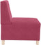 vidaXL - Fauteuil - 55 - cm - fluweel - wijnrood