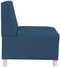 vidaXL - Fauteuil - 55 - cm - stof - blauw