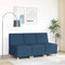 vidaXL - Fauteuil - 55 - cm - stof - blauw