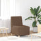 vidaXL - Fauteuil - 55 - cm - stof - bruin