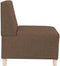 vidaXL - Fauteuil - 55 - cm - stof - bruin