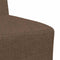 vidaXL - Fauteuil - 55 - cm - stof - bruin