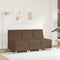 vidaXL - Fauteuil - 55 - cm - stof - bruin