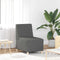 vidaXL - Fauteuil - 55 - cm - stof - donkergrijs