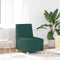vidaXL - Fauteuil - 55 - cm - stof - donkergroen