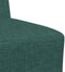 vidaXL - Fauteuil - 55 - cm - stof - donkergroen