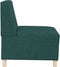 vidaXL - Fauteuil - 55 - cm - stof - donkergroen