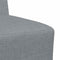 vidaXL - Fauteuil - 55 - cm - stof - lichtgrijs