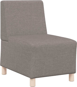 vidaXL - Fauteuil - 55 - cm - stof - taupe