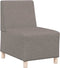 vidaXL - Fauteuil - 55 - cm - stof - taupe