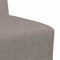 vidaXL - Fauteuil - 55 - cm - stof - taupe