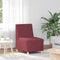 vidaXL - Fauteuil - 55 - cm - stof - wijnrood