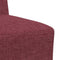 vidaXL - Fauteuil - 55 - cm - stof - wijnrood
