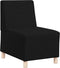 vidaXL - Fauteuil - 55 - cm - stof - zwart